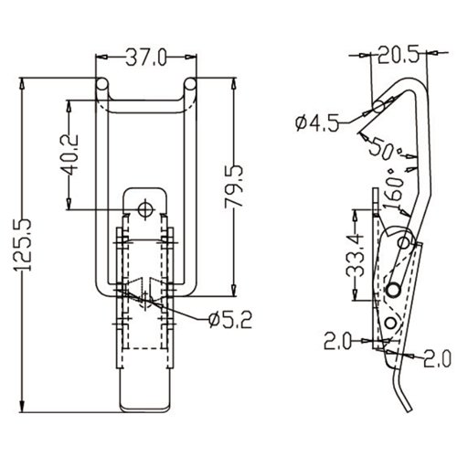 Black Toggle Latches Manufacturer